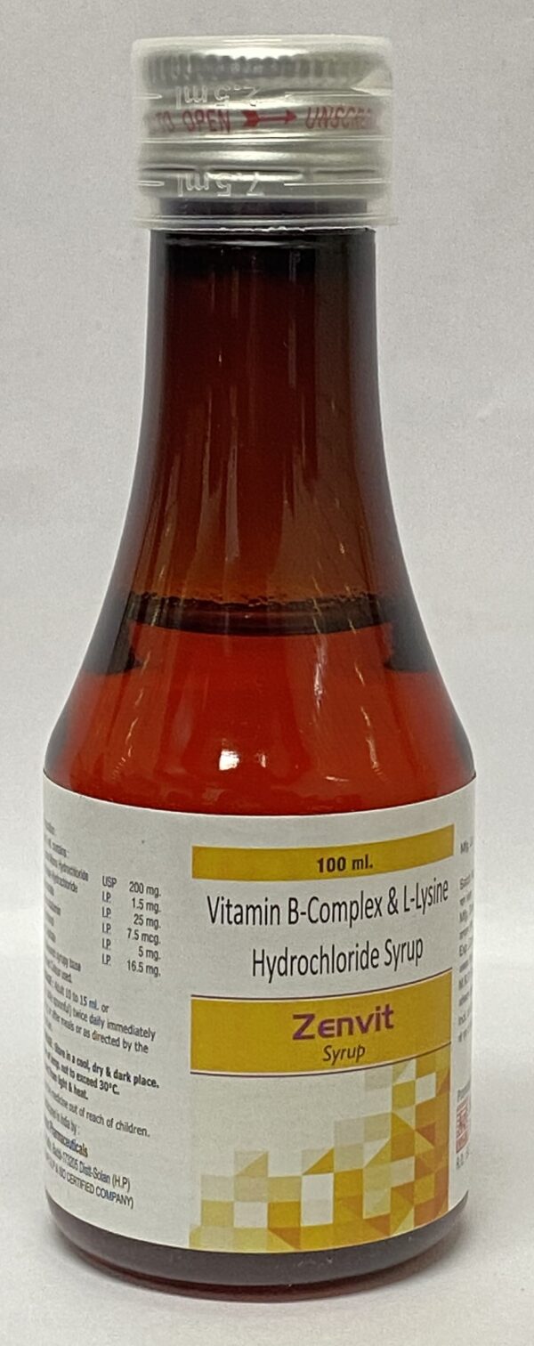Vitamin B-Complex &L-Lysine Hydrochloride Syrup