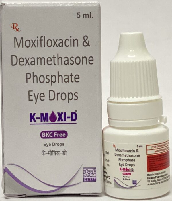 Moxifloxacin & Dexamethasone Phosphate Eye Drops